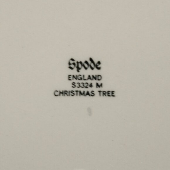 Spode 2 Serving Bowls Vegetable Salad Side Dishes Christmas Tree England - S3324 - Picture 7 of 12